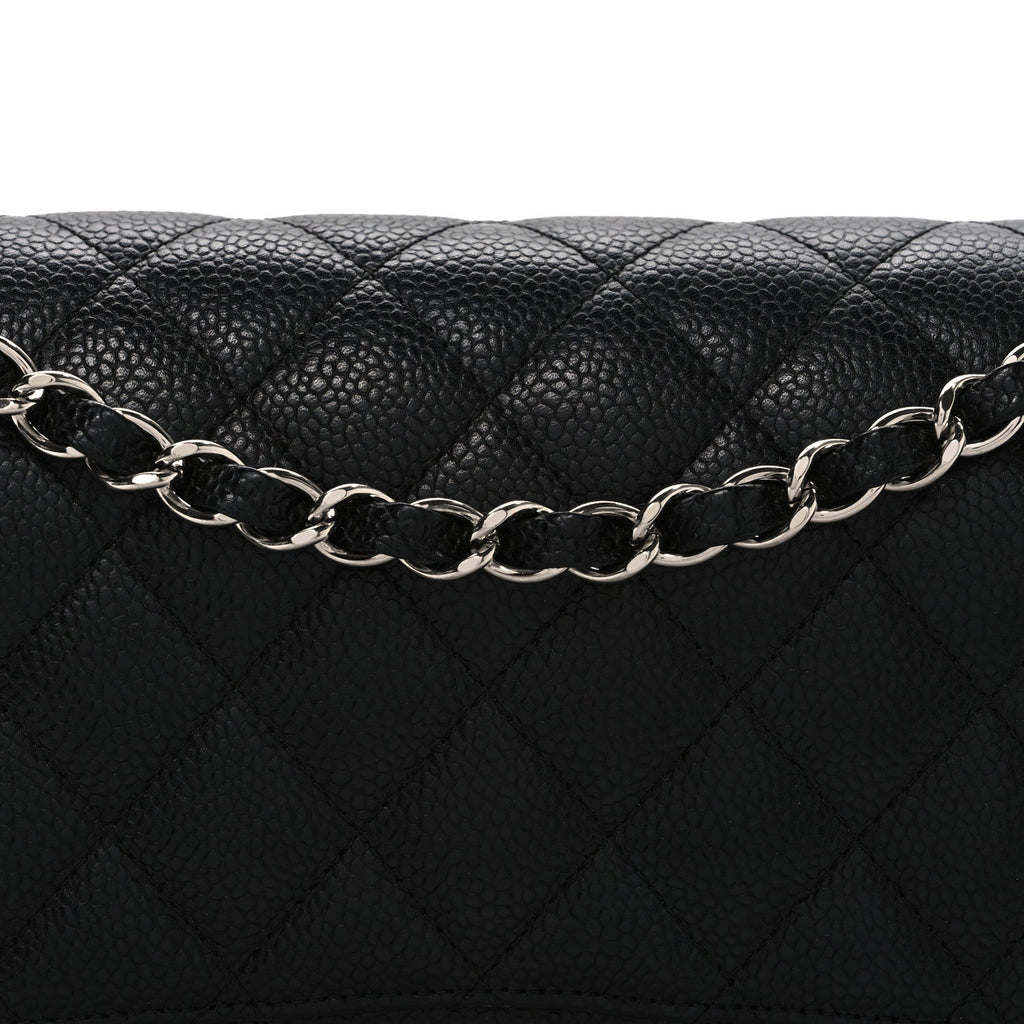Chanel Caviar Quilted Medium Double Flap Black