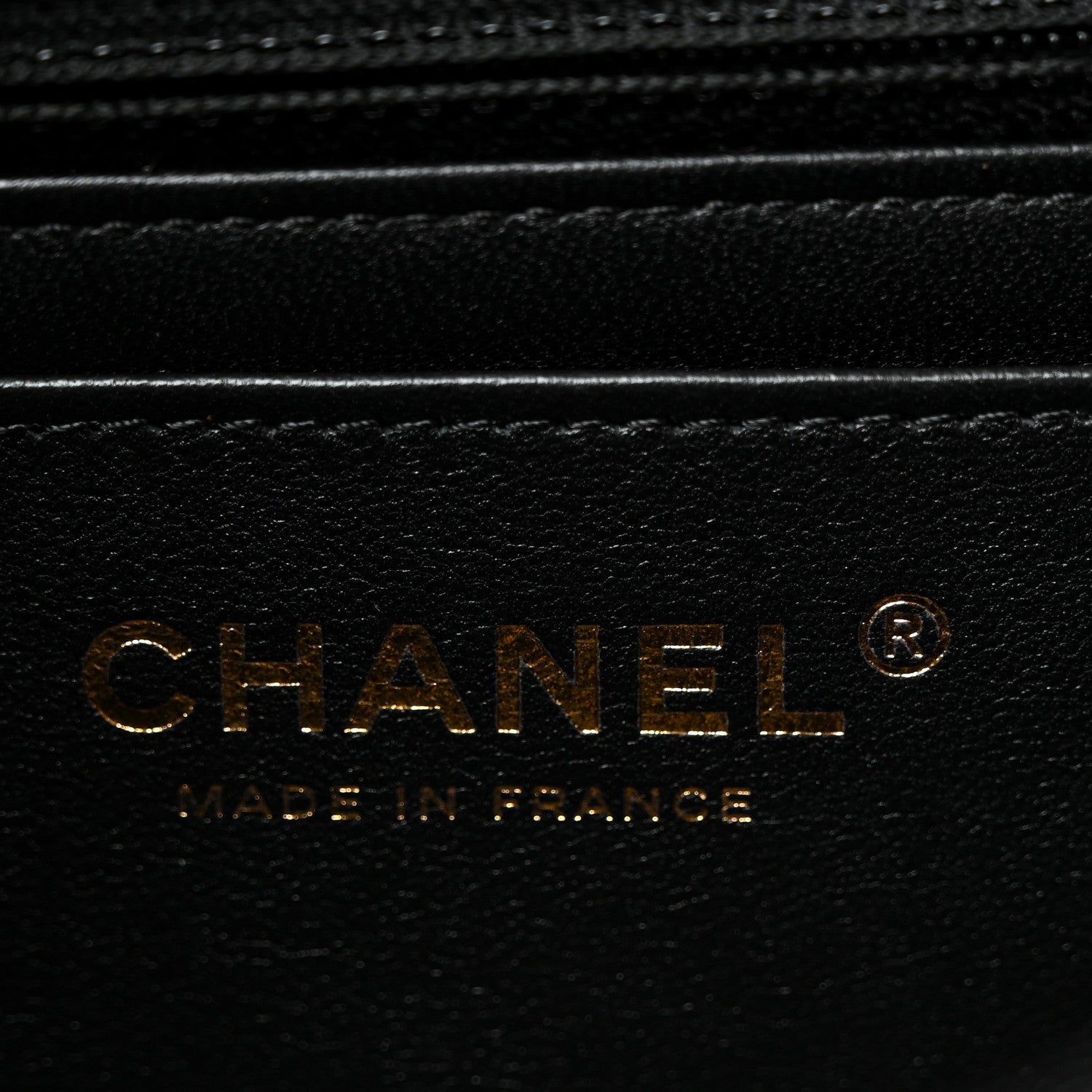 Chanel Lambskin Quilted Mini Rectangular Flap Black