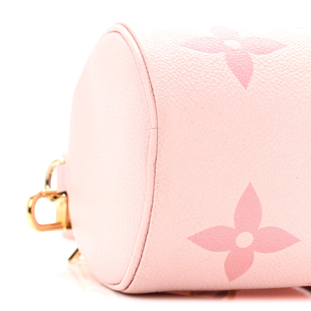 Louis Vuitton Empreinte Monogram Giant By The Pool Papillon BB Bouton De Rose