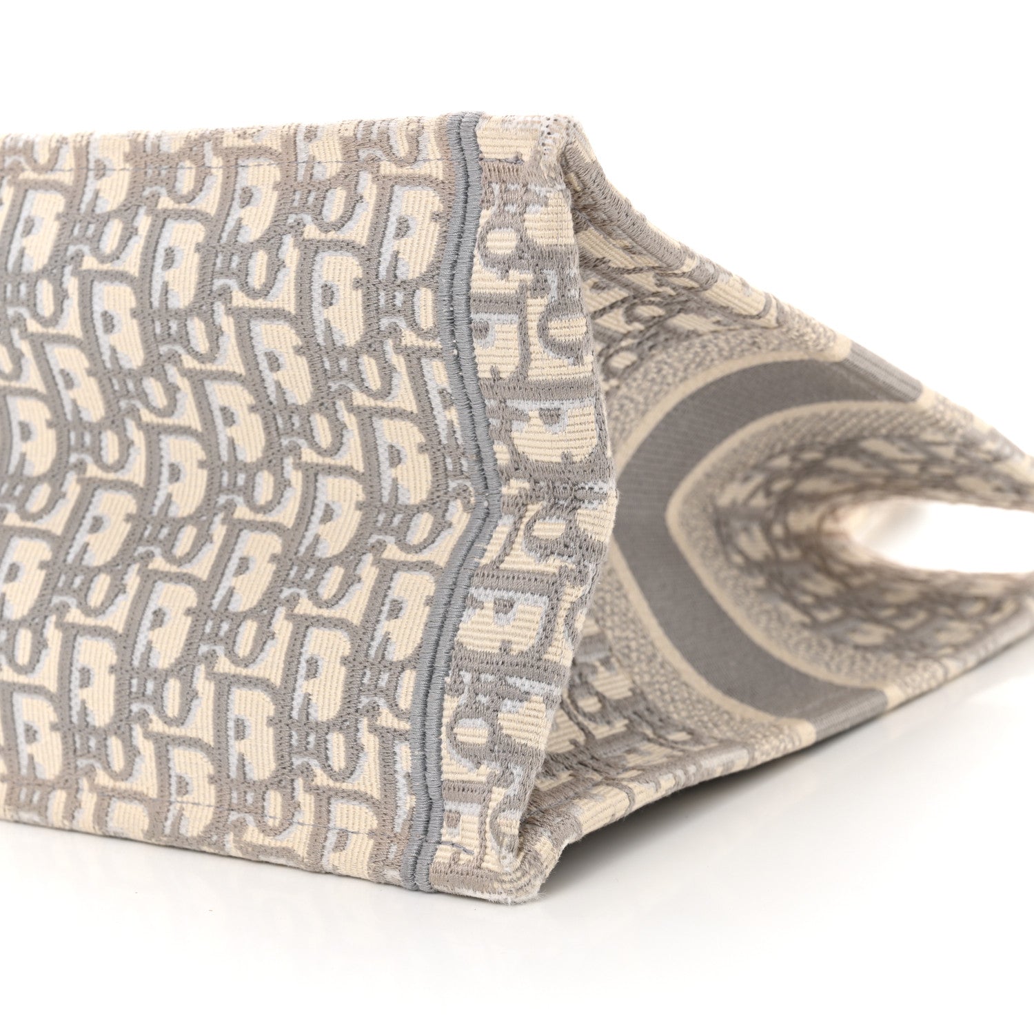 Christian Dior Oblique Medium Book Tote Grey