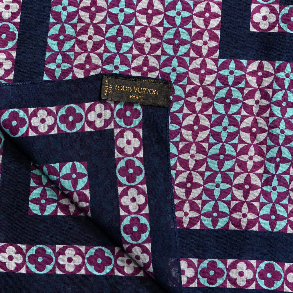 Louis Vuitton Cotton Monogram Shawl Multicolor