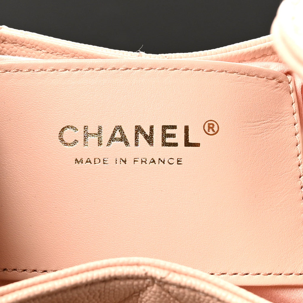 Chanel Caviar Quilted Small Chanel 25 Handbag Light Pink