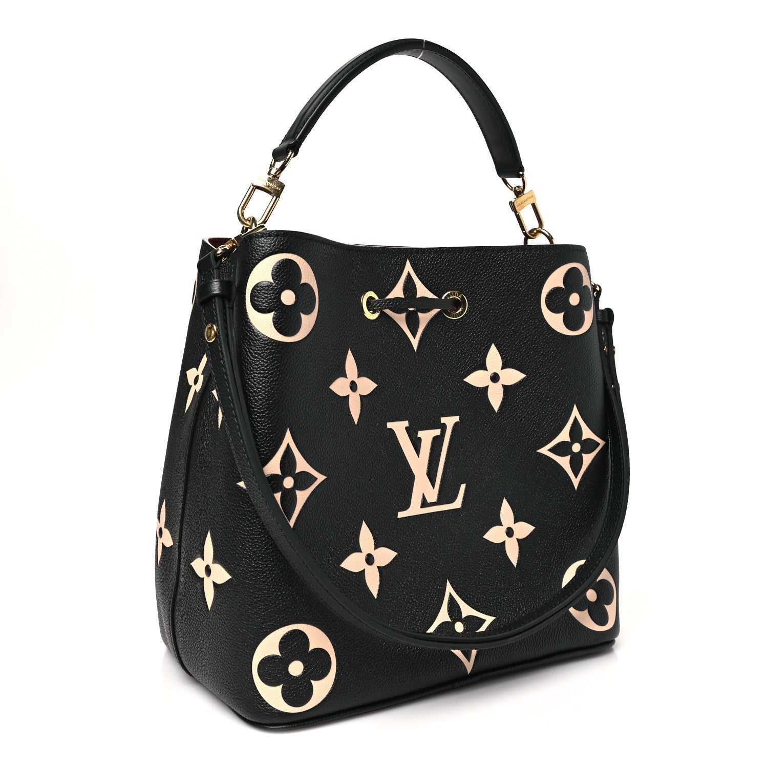 Louis Vuitton Empreinte Monogram Giant Neonoe MM Black Beige