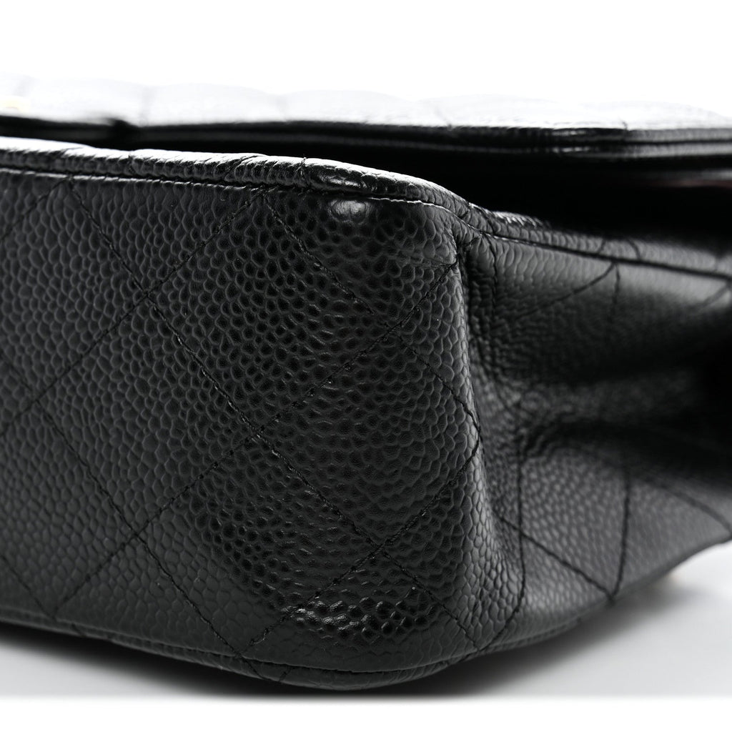 Chanel Caviar Quilted Medium Double Flap Black