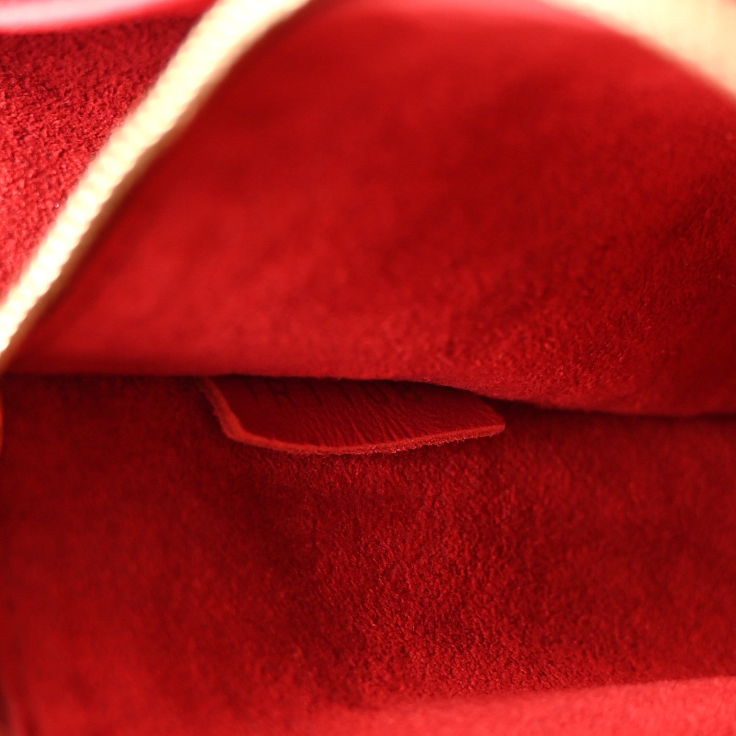 Louis Vuitton Grained Calfskin Monogram Double V Rubis