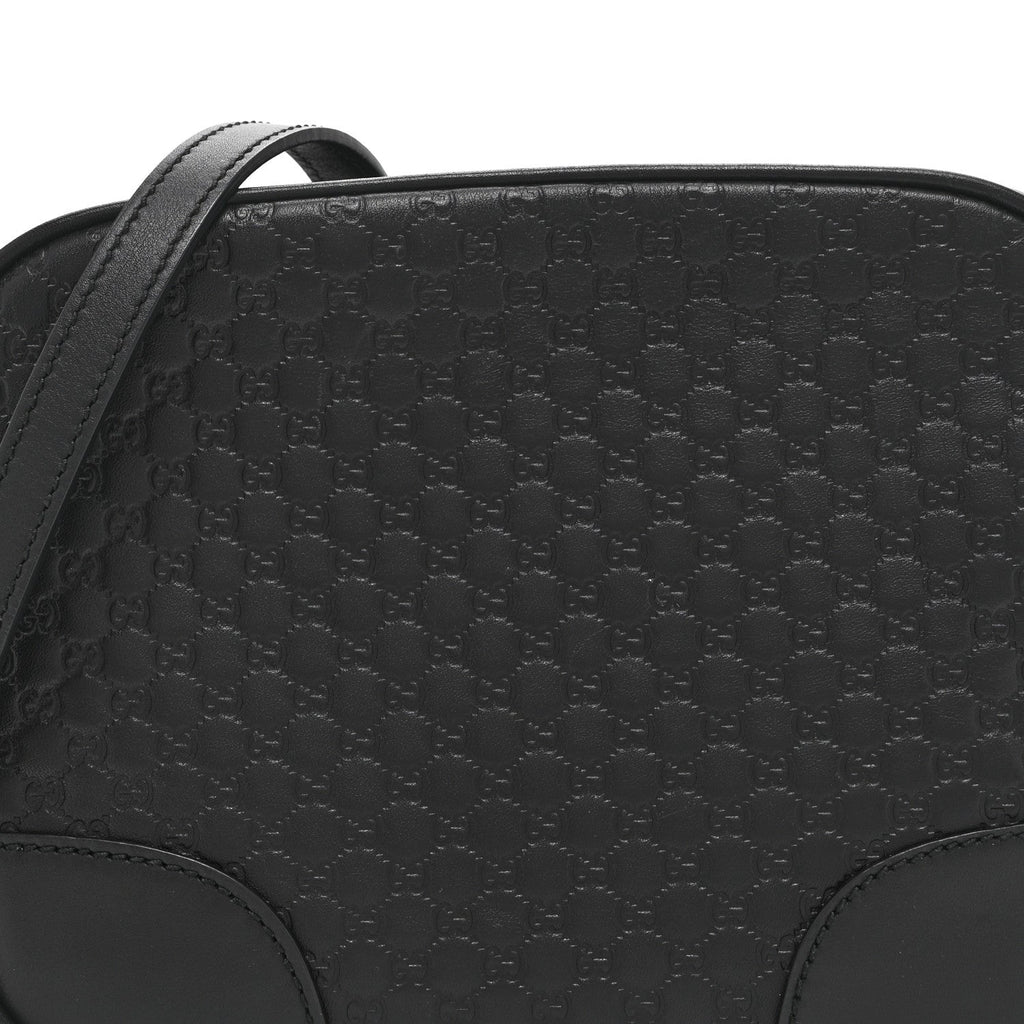 Gucci Microguccissima Mini Bree Messenger Bag Black