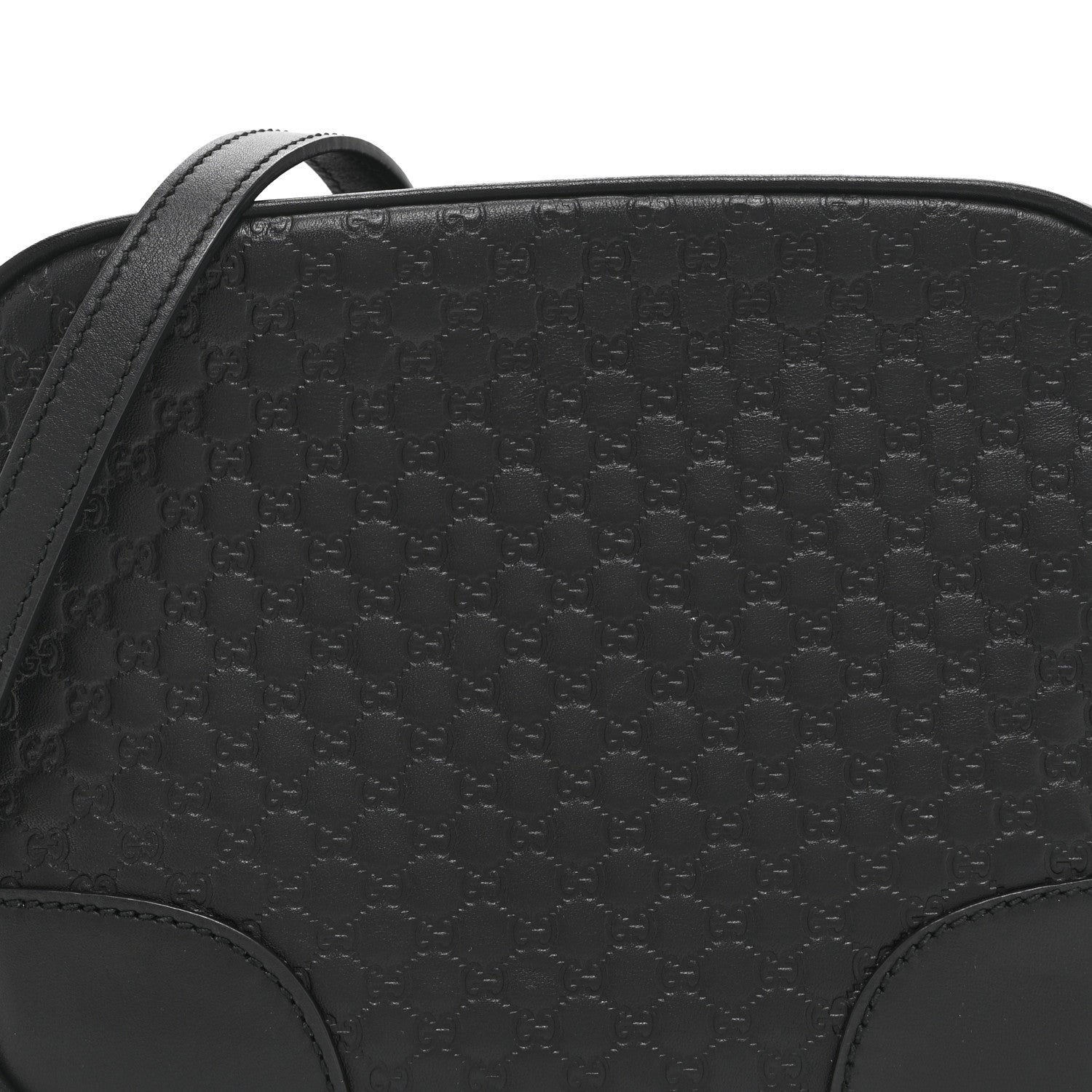Gucci Microguccissima Mini Bree Messenger Bag Black
