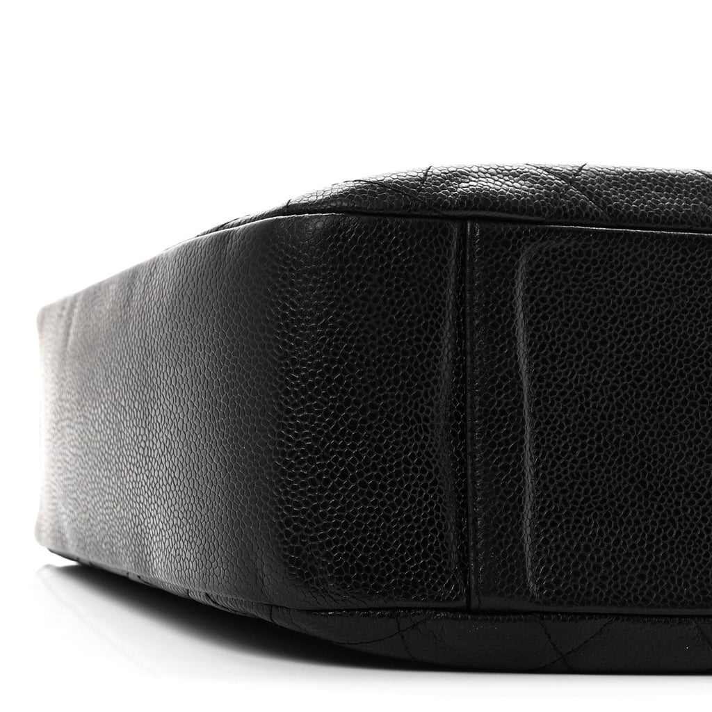 Chanel Caviar Quilted Timeless CC Shoulder Bag Black