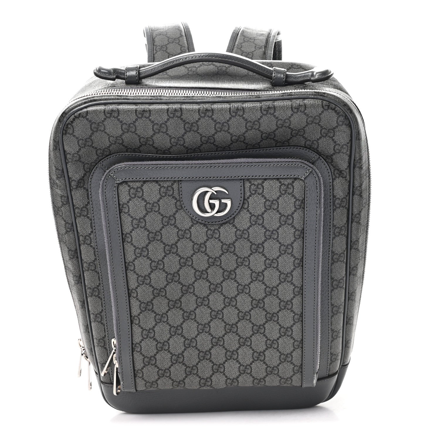 Gucci GG Supreme Monogram Ophidia Backpack  Grey
