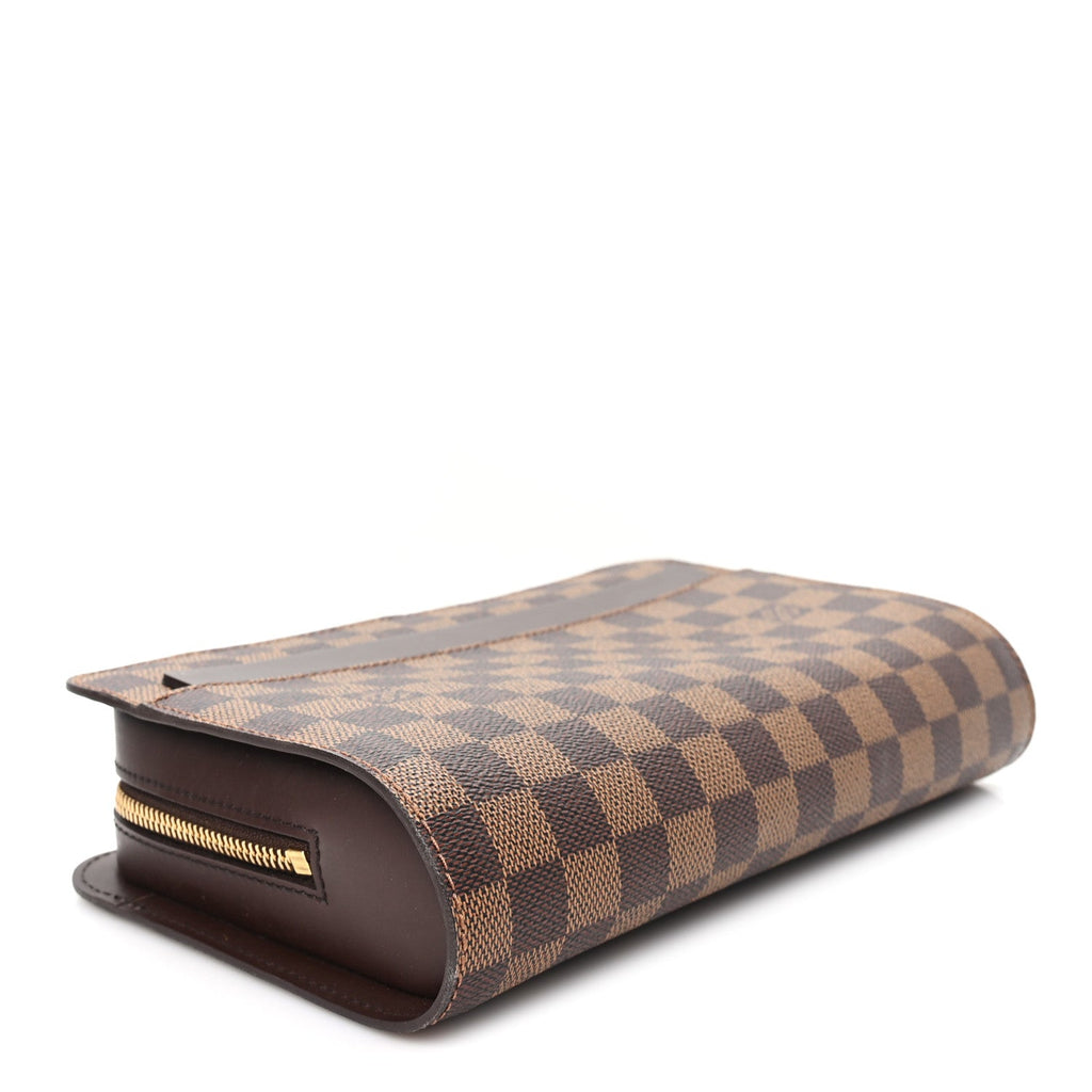 Louis Vuitton Damier Ebene Pochette Saint Louis Clutch