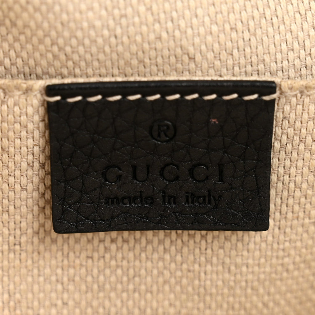 Gucci Pebbled Calfskin Small Soho Disco Bag Black