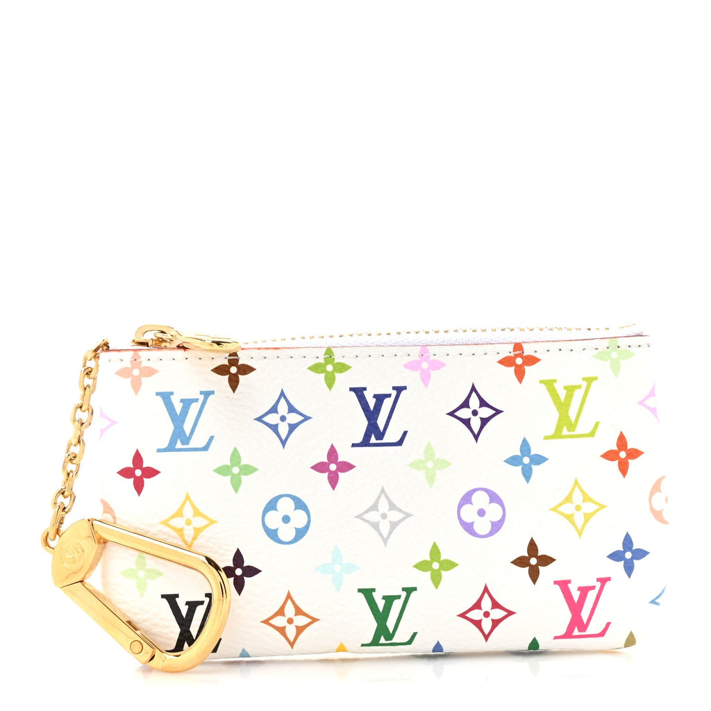 Louis Vuitton LV X TM Monogram Multicolor Key Pouch White