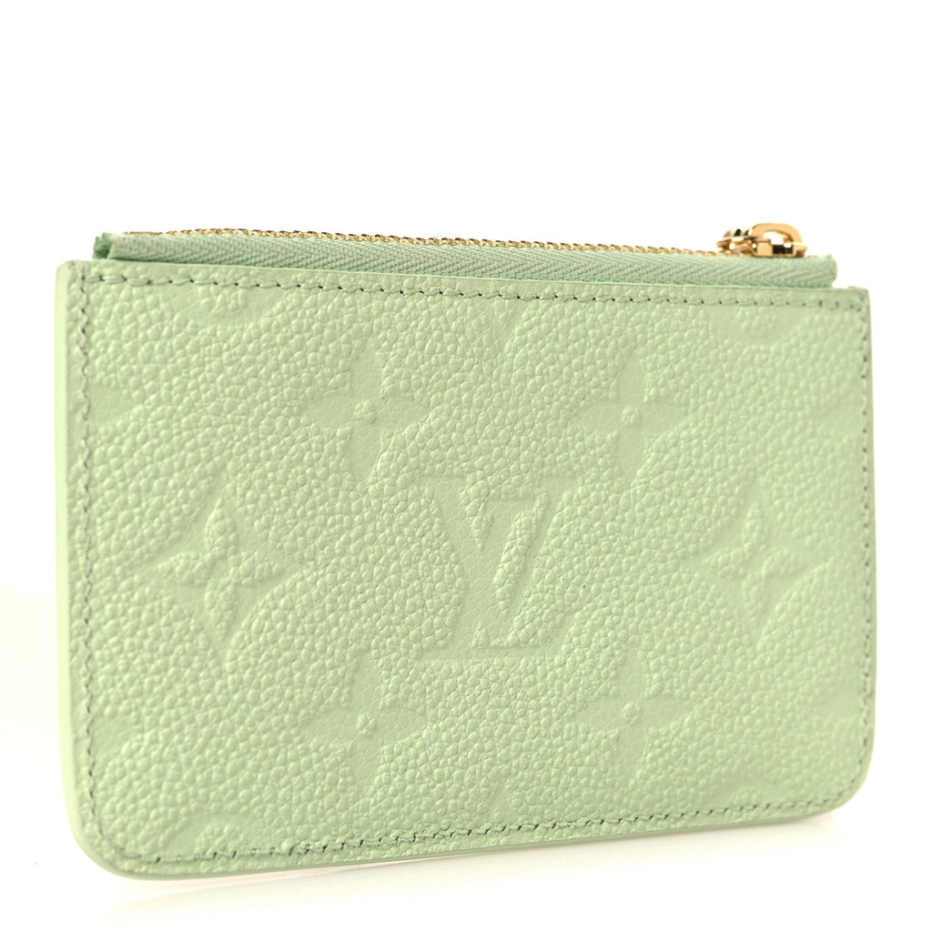 Louis Vuitton LV X TM Monogram Romy Card Holder Green Tea