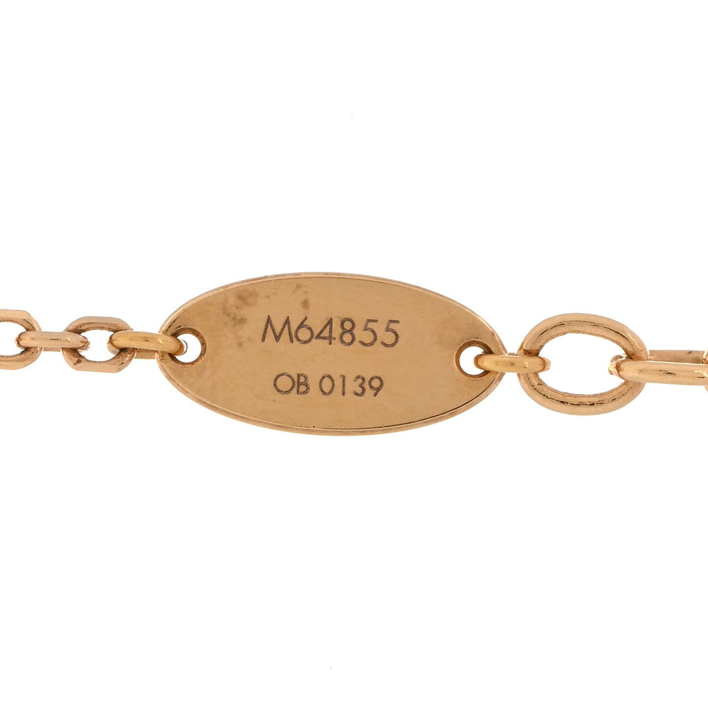 Louis Vuitton Metal Blooming Supple Necklace Gold