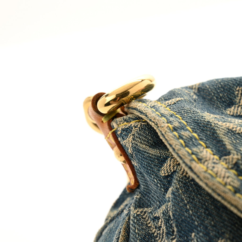 Louis Vuitton Monogram Denim Mini Pleaty Blue