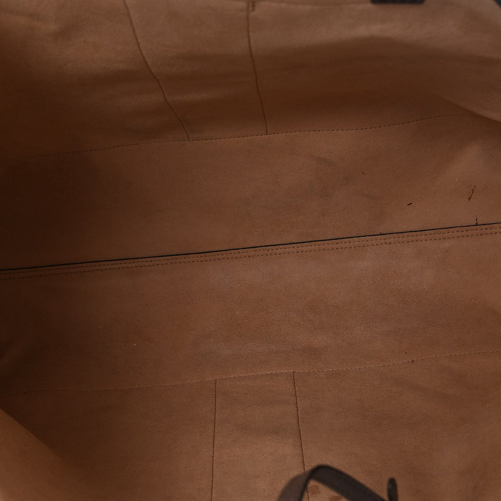 Gucci GG Supreme Monogram Web Ophidia Tote Brown