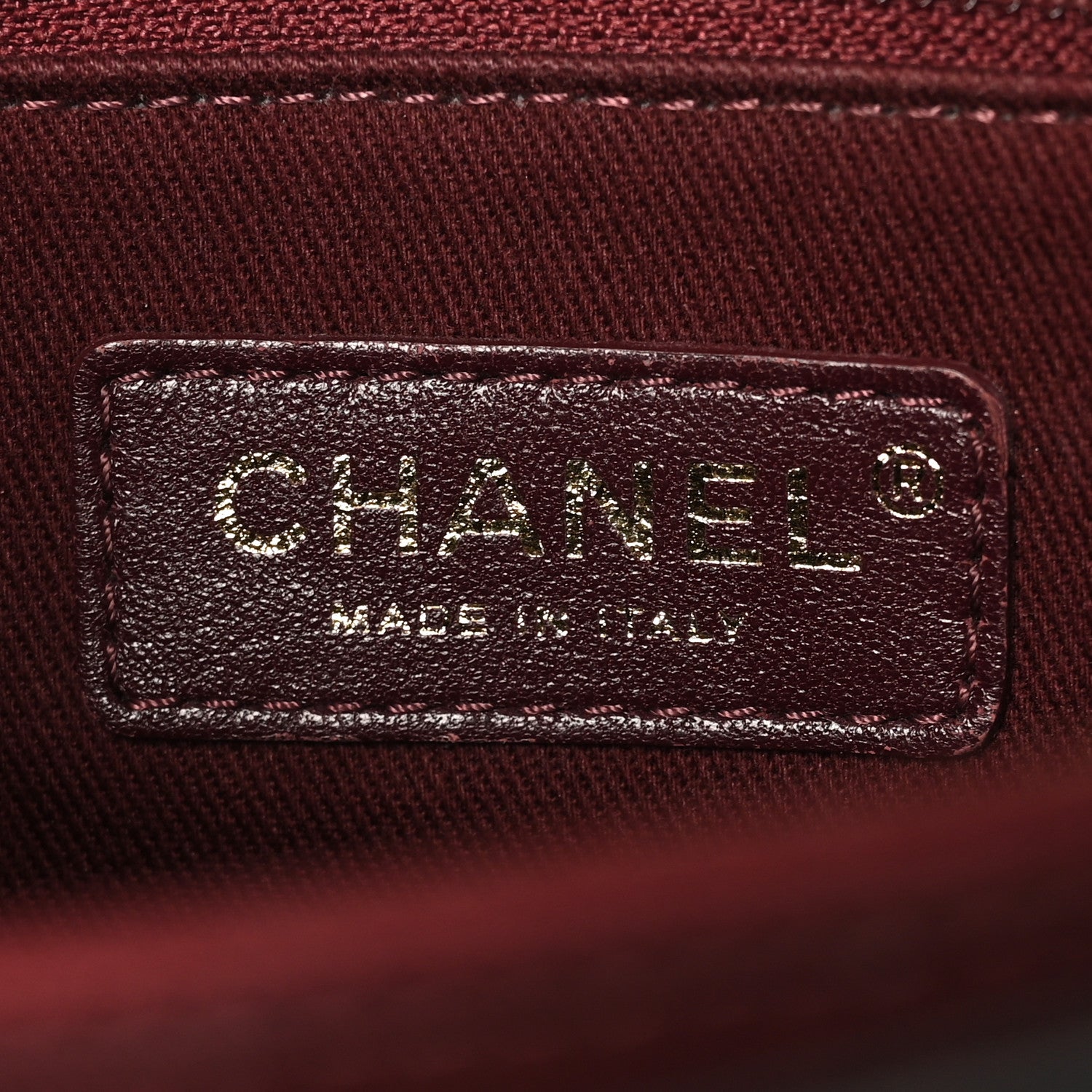 Chanel Calfskin Chevron Stitched Large Envelope Flap Black