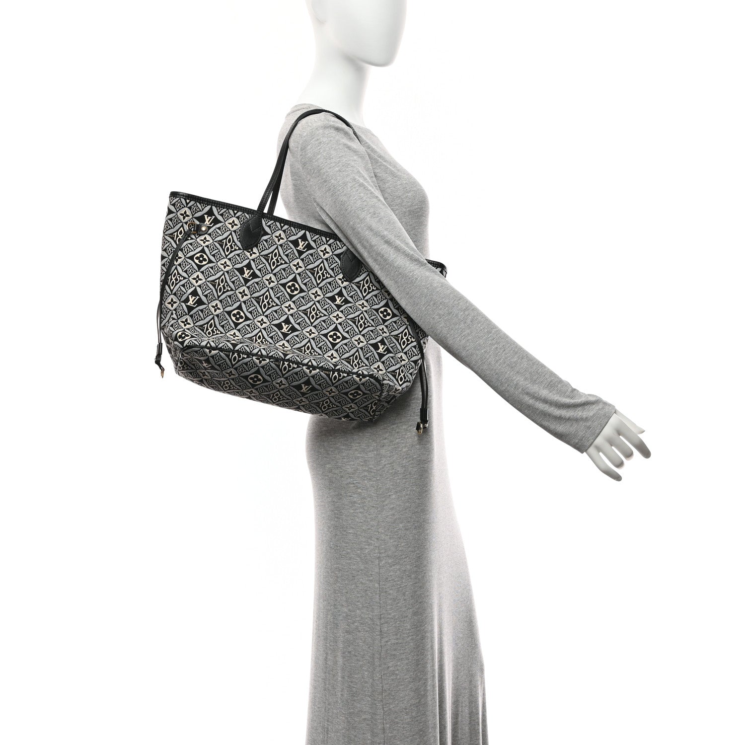 Louis Vuitton Jacquard Since 1854 Neverfull MM Grey