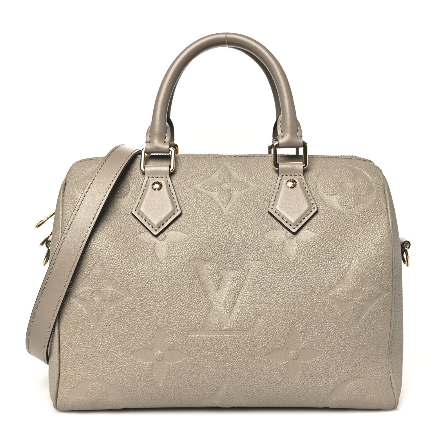 Louis Vuitton Empreinte Monogram Giant Speedy Bandouliere 25 Tourterelle