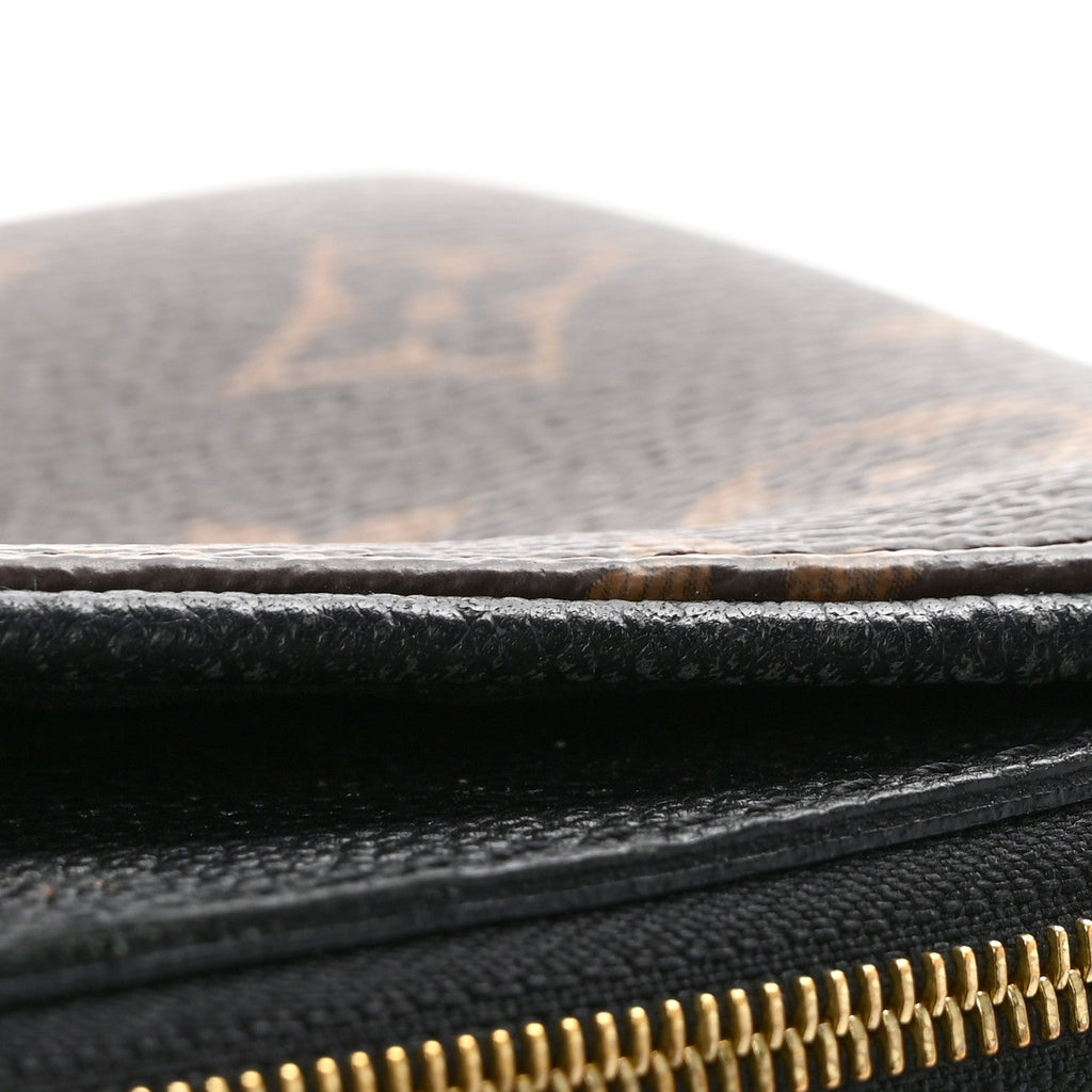 Louis Vuitton Monogram Pallas Clutch Black