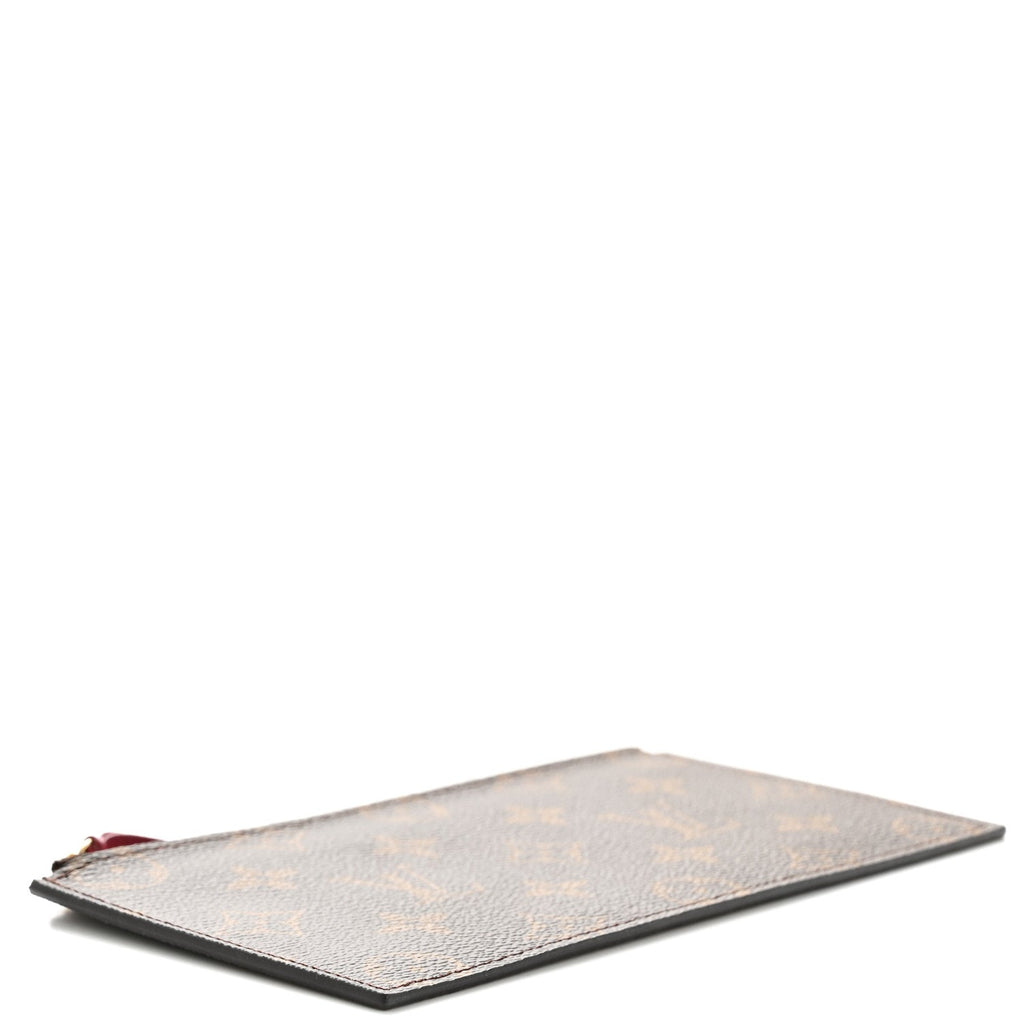 Louis Vuitton Monogram Felicie Chain Wallet Zippered Insert Fuchsia