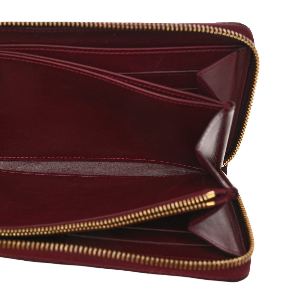 Louis Vuitton Vernis Zippy Wallet Rouge Fauviste