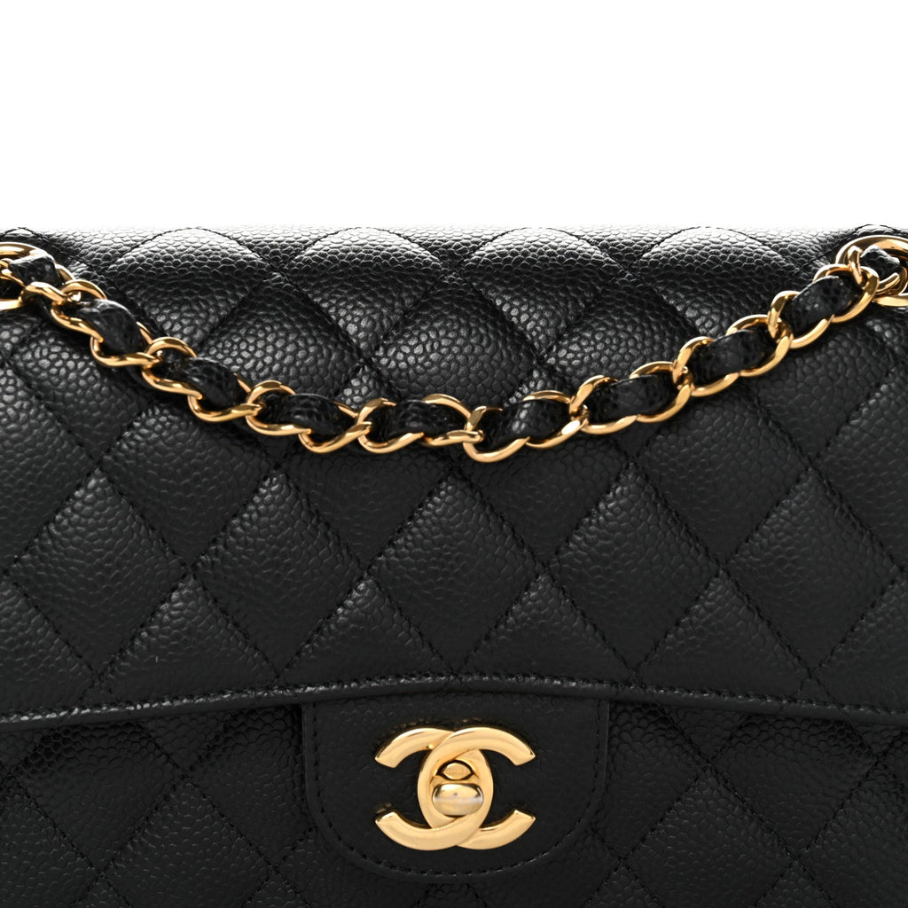 Chanel Caviar Quilted Small Double Flap Black