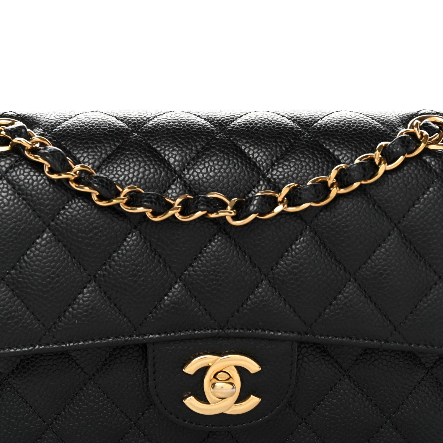Chanel Caviar Quilted Small Double Flap Black