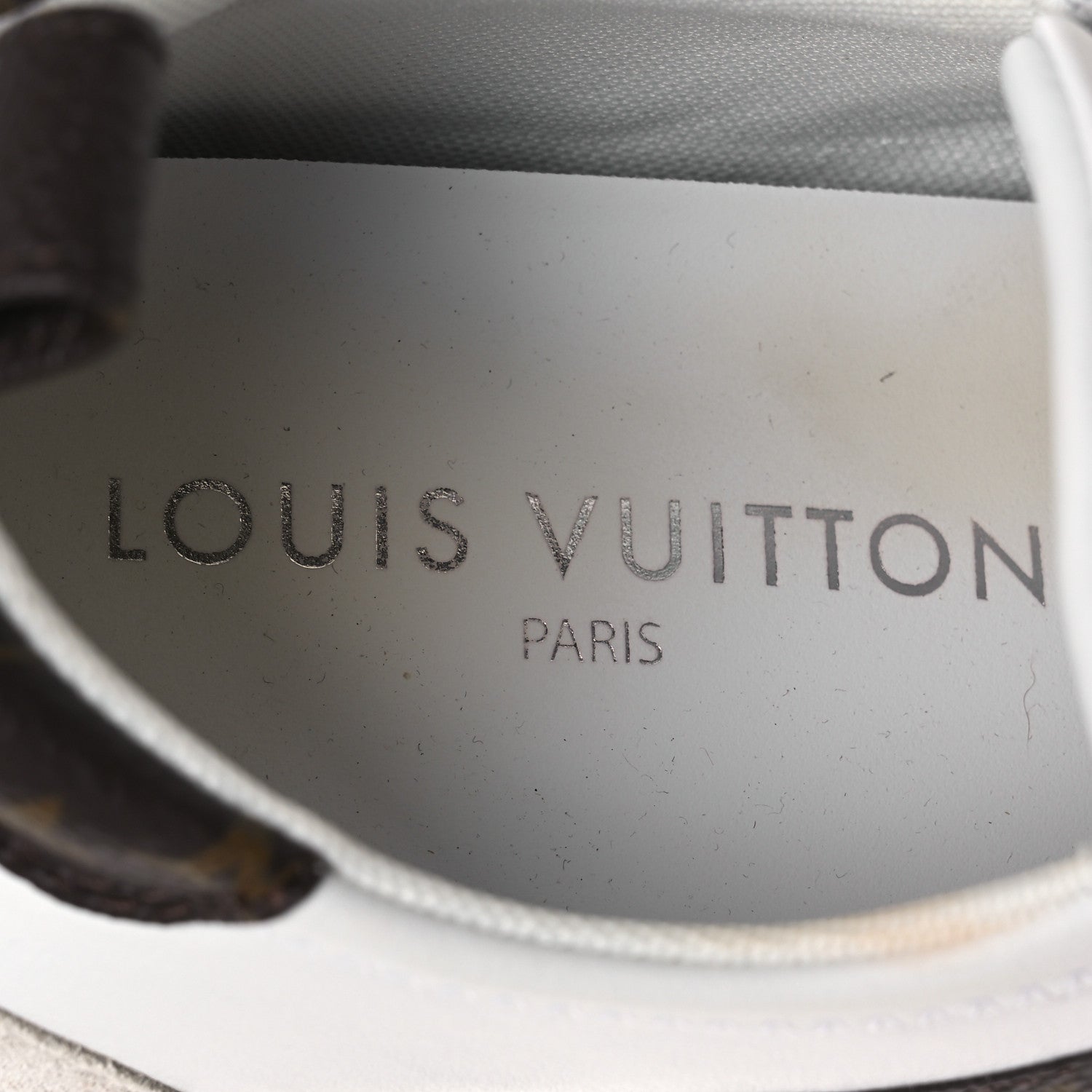 Louis Vuitton Monogram Calfskin Womens LV Sneakerina 37 White