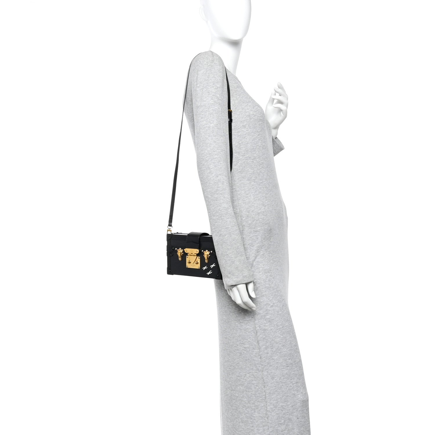 Louis Vuitton Epi Petite Malle Black