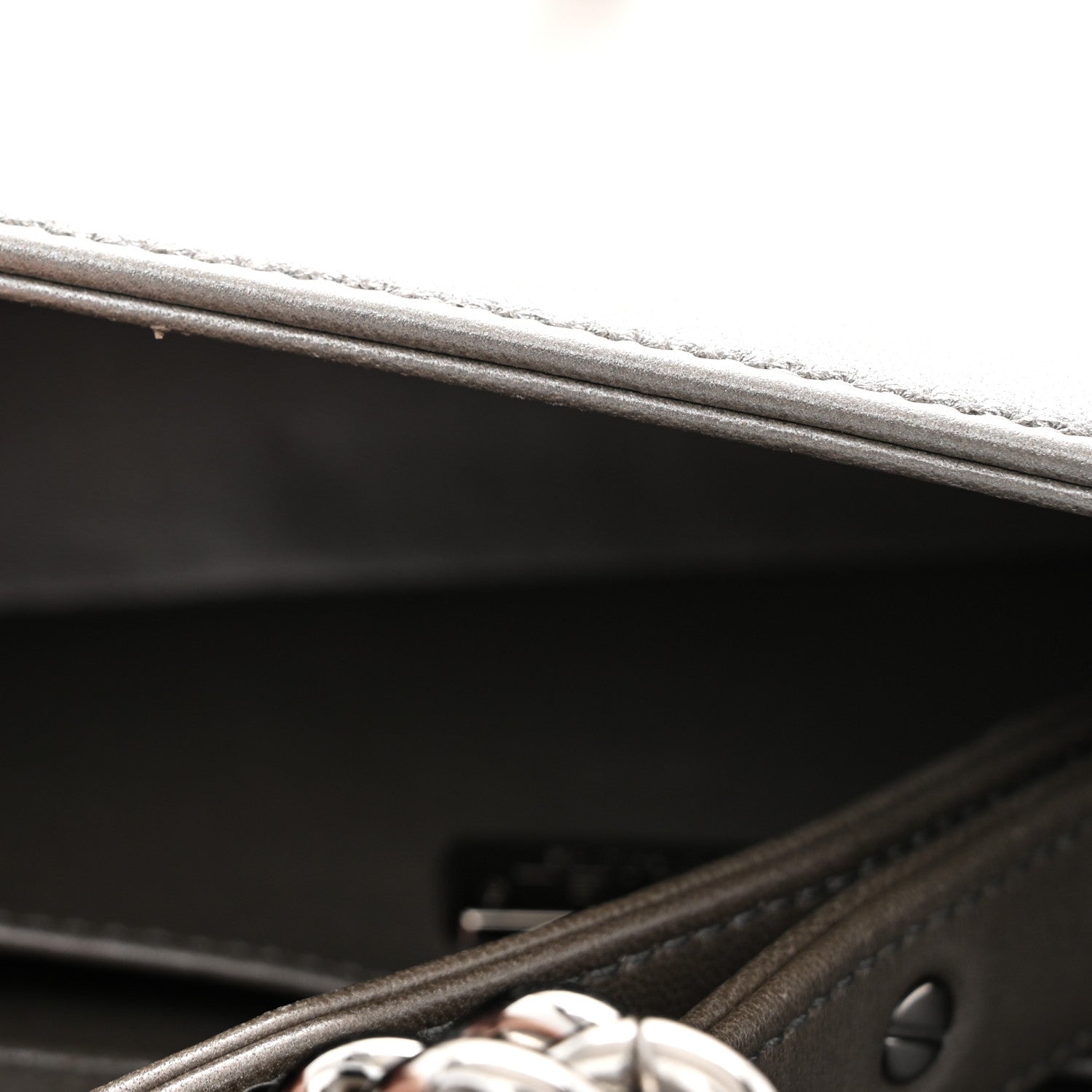 Chanel Galuchat Stingray Small Boy Flap Silver