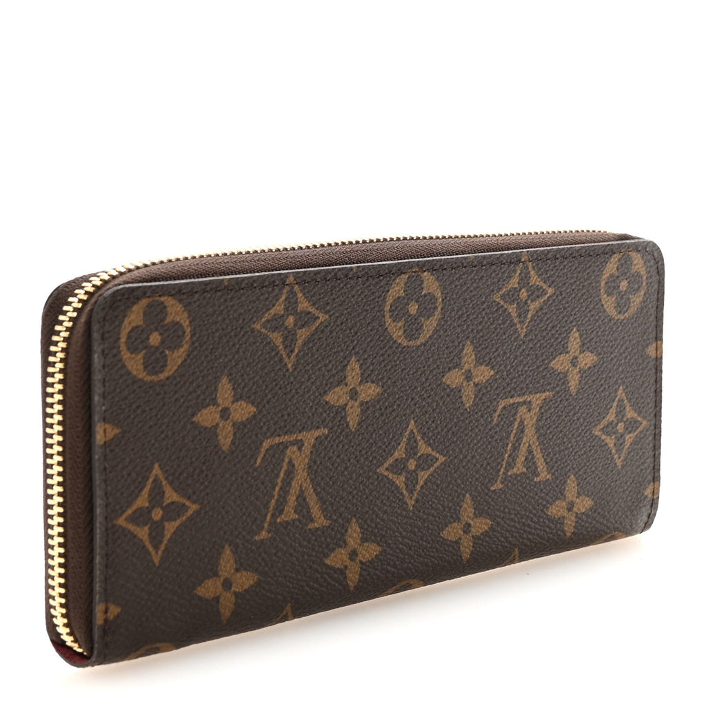 Louis Vuitton Monogram Clemence Wallet Fuchsia