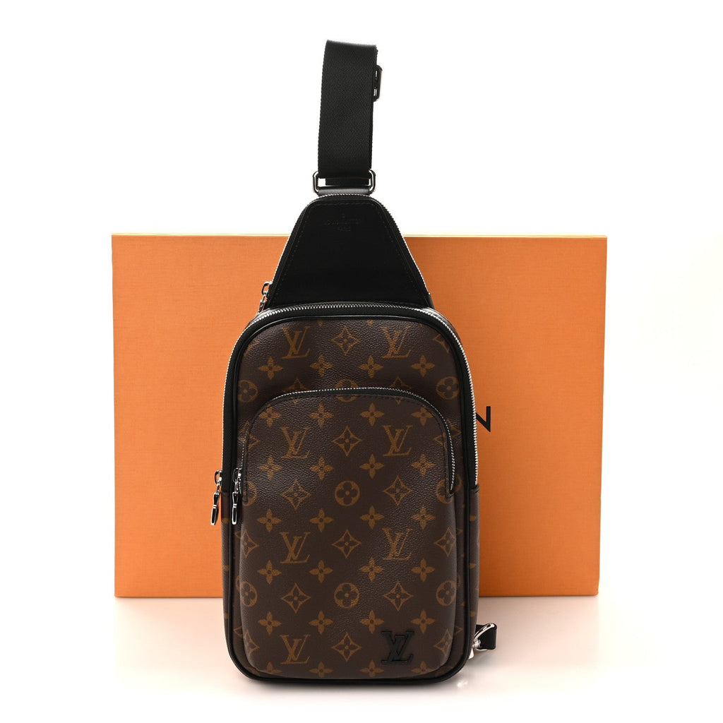 Louis Vuitton Monogram Macassar Avenue Sling Bag NM
