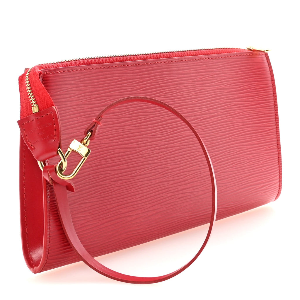 Louis Vuitton Epi Pochette Accessories 21 Castillan Red