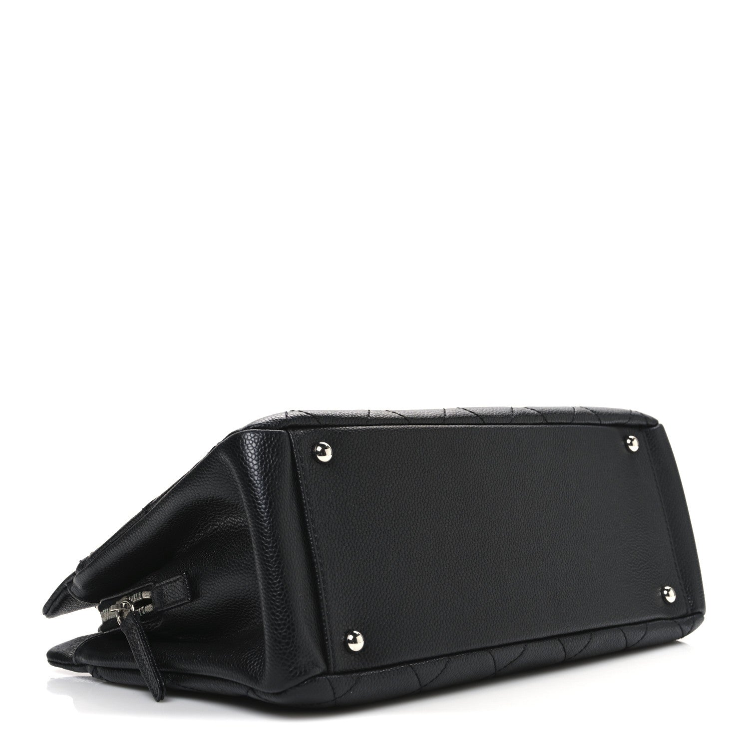 Chanel Caviar Quilted CC Timeless Soft Tote Black