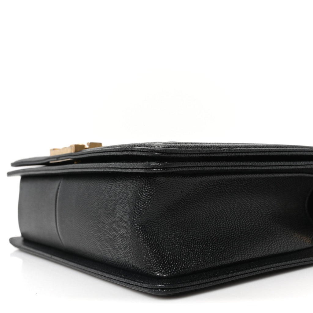 Chanel Caviar Quilted New Medium Boy Flap Black