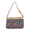 Louis Vuitton LV X TM Monogram Denim Cerises Pochette Accessories Blue