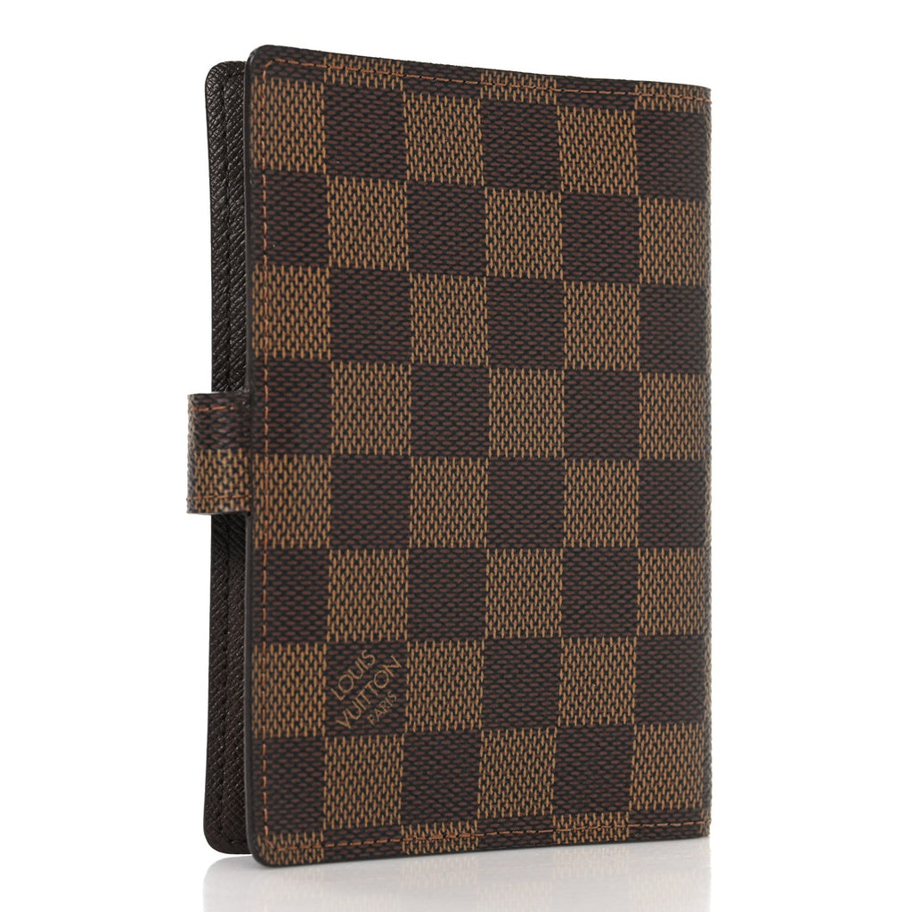 Louis Vuitton Damier Ebene Small Ring Agenda Cover