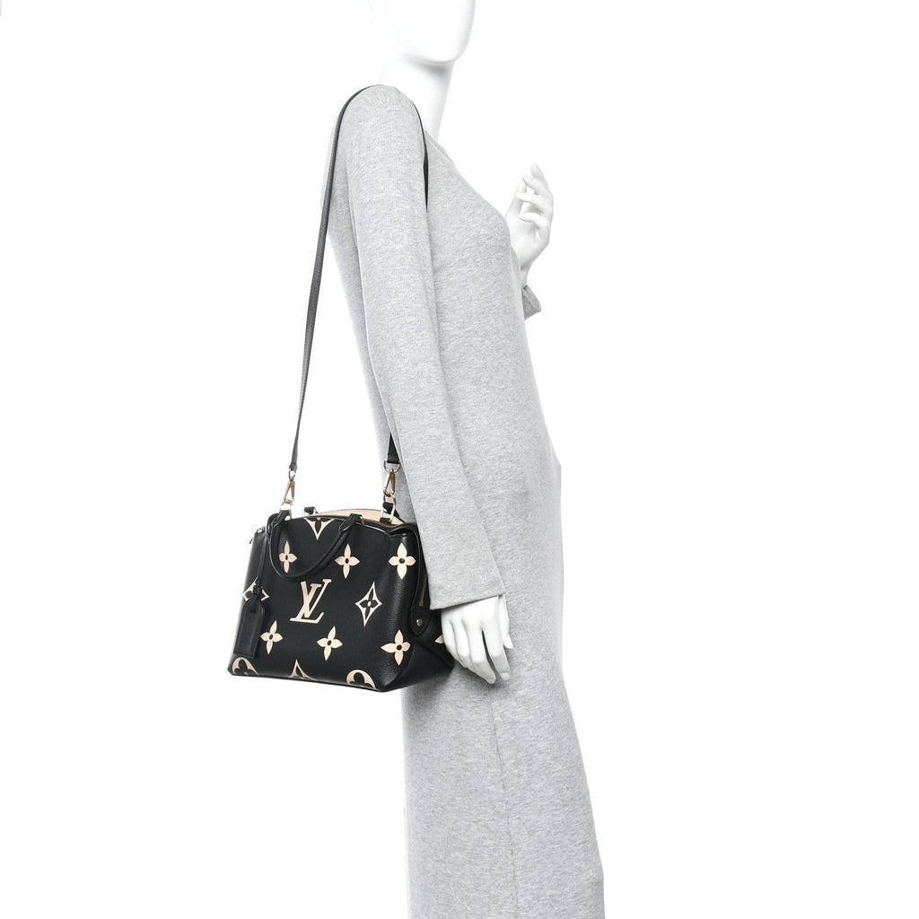 Louis Vuitton Empreinte Monogram Giant Petit Palais Black Beige