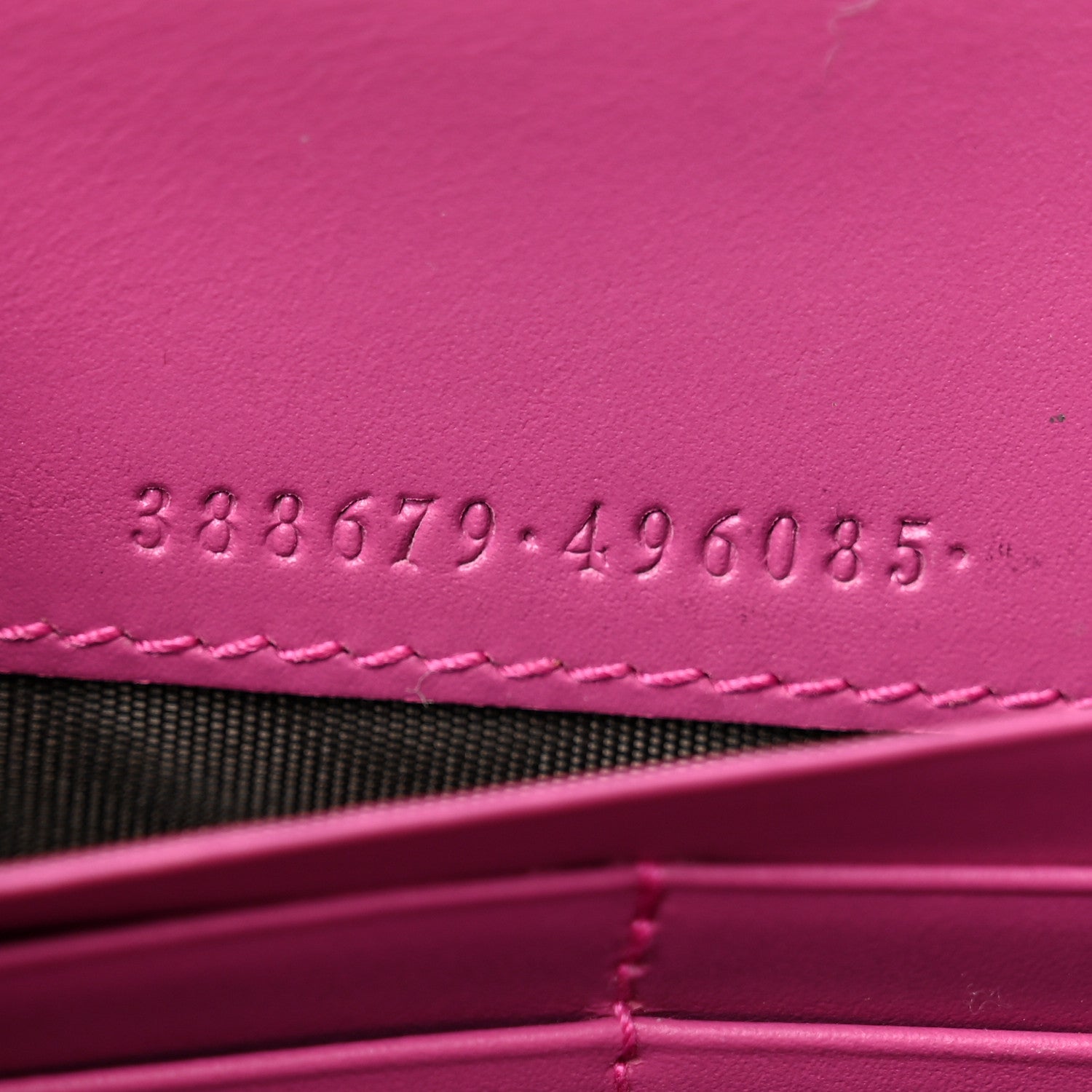 Gucci Guccissima Signature Bowy Continental Wallet Peonia Flower