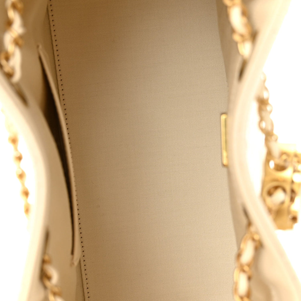 Chanel Caviar Quilted Small Chanel 25 Handbag Light Beige