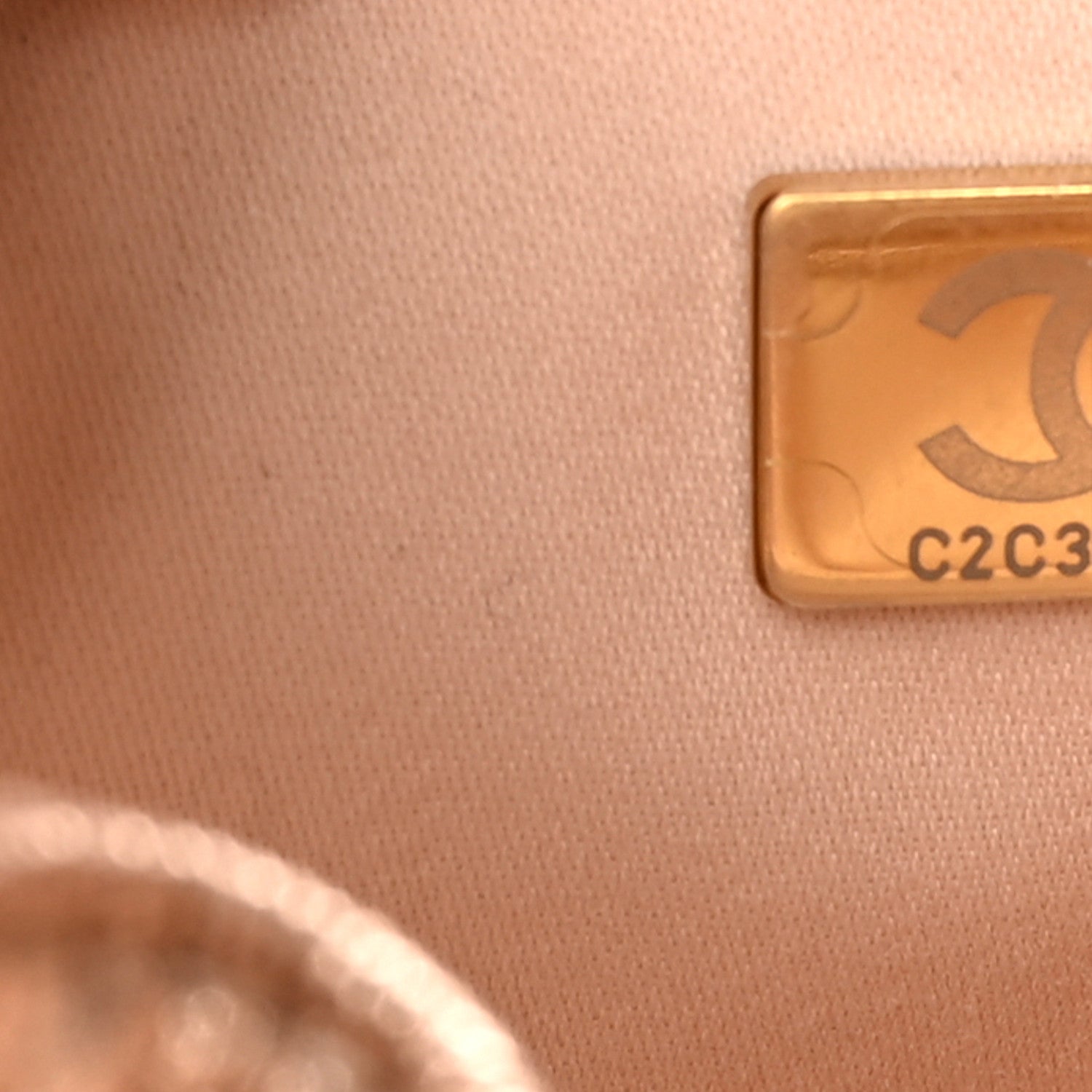 Chanel Metallic Caviar Quilted Mini Chanel 25 Handbag Copper