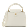 Louis Vuitton Taurillon Capucines BB Snow