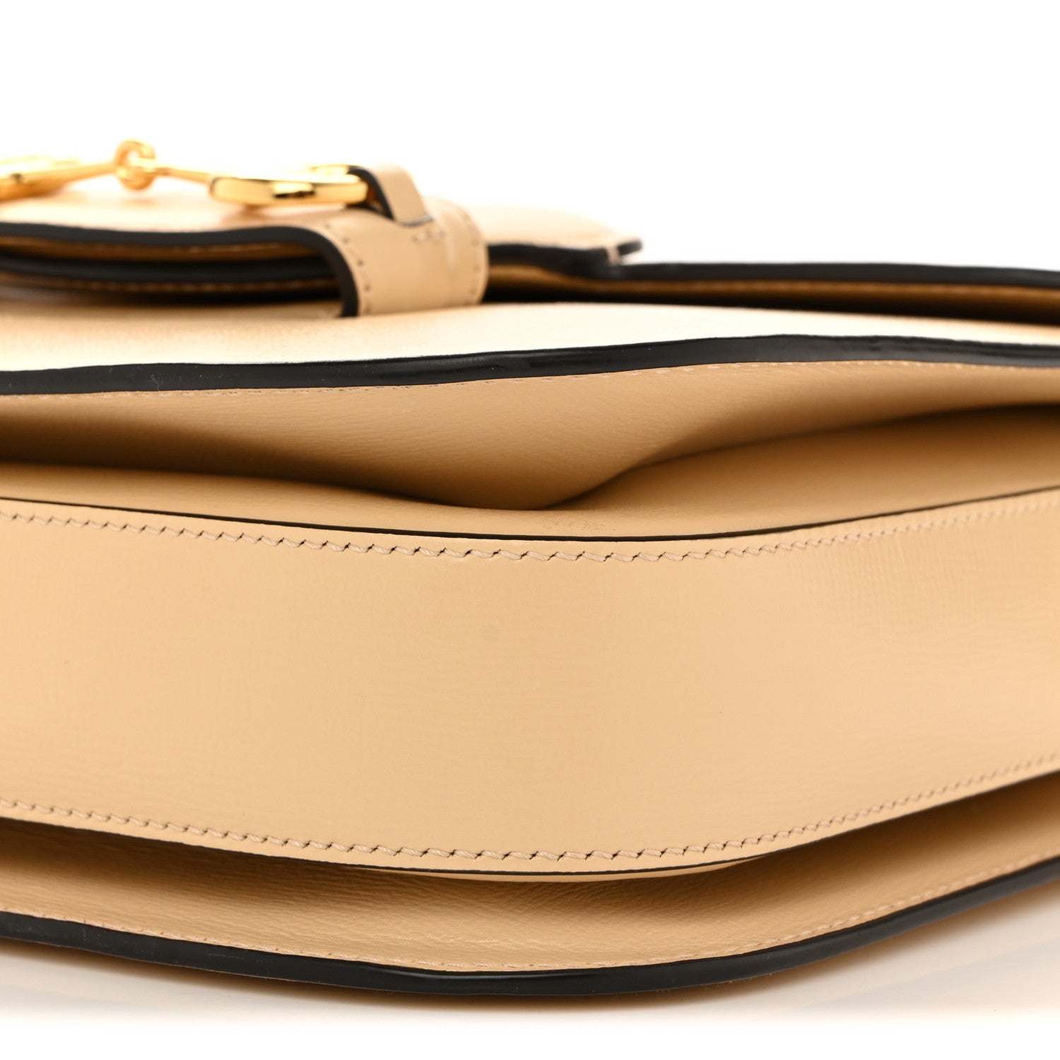 Gucci Azalea Calfskin Horsebit 1955 Shoulder Bag Bubble Tea