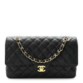 Chanel Caviar Quilted Medium Double Flap Black