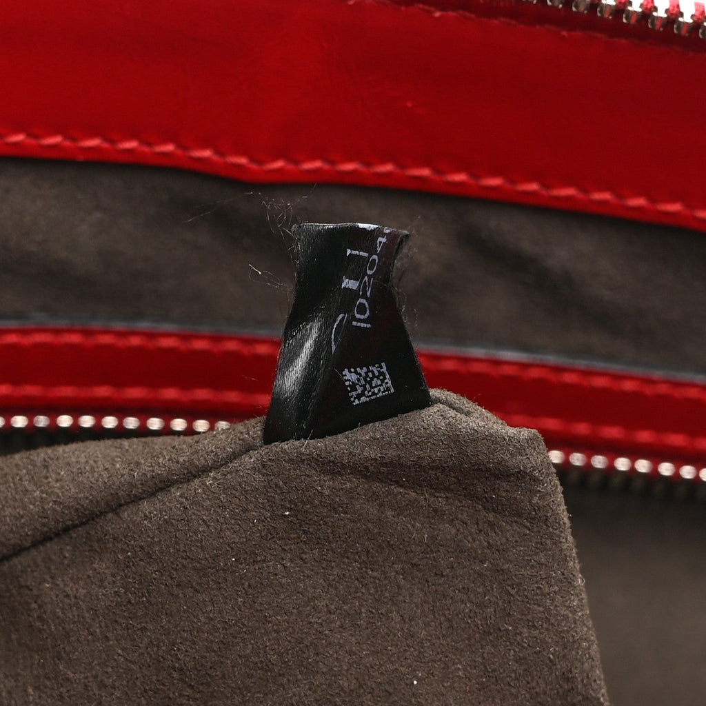 Gucci Guccissima Signature Messenger Bag Hibiscus Red
