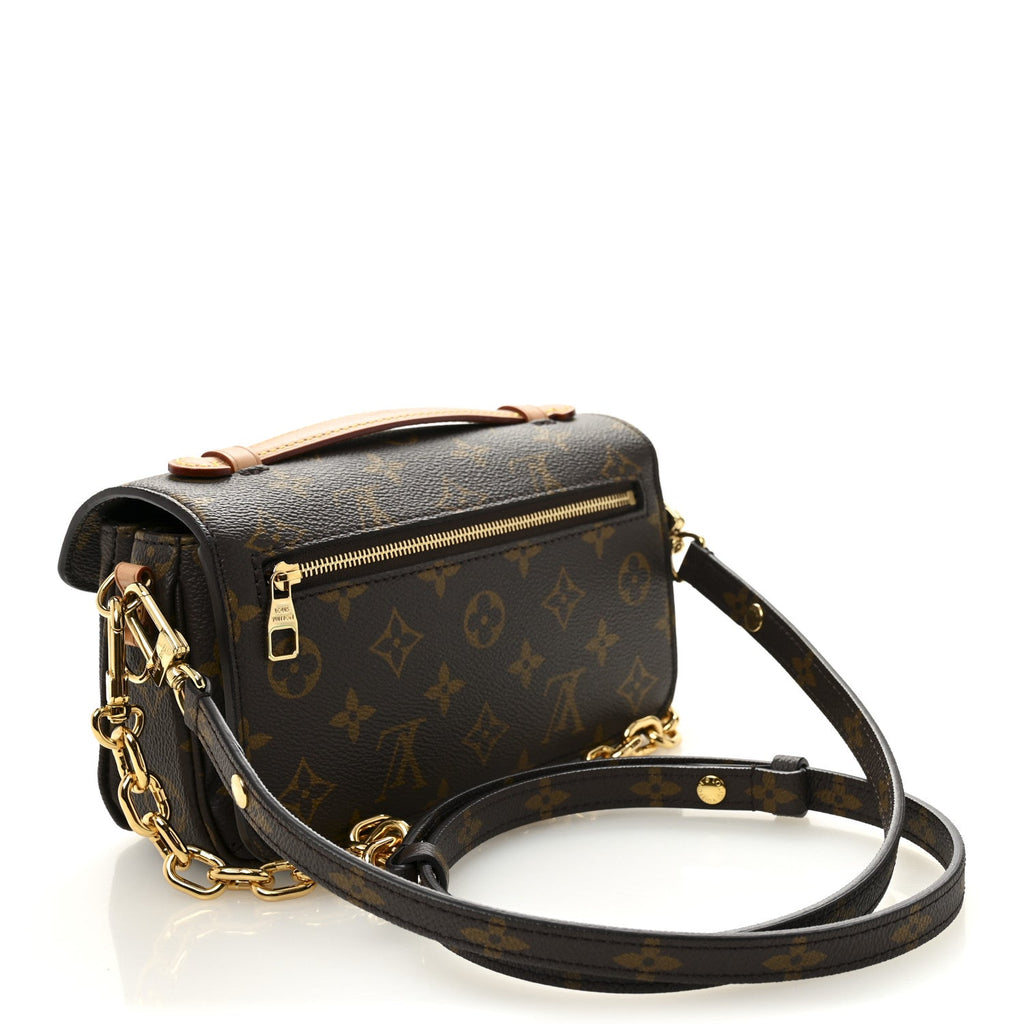 Louis Vuitton Monogram Pochette Metis East West