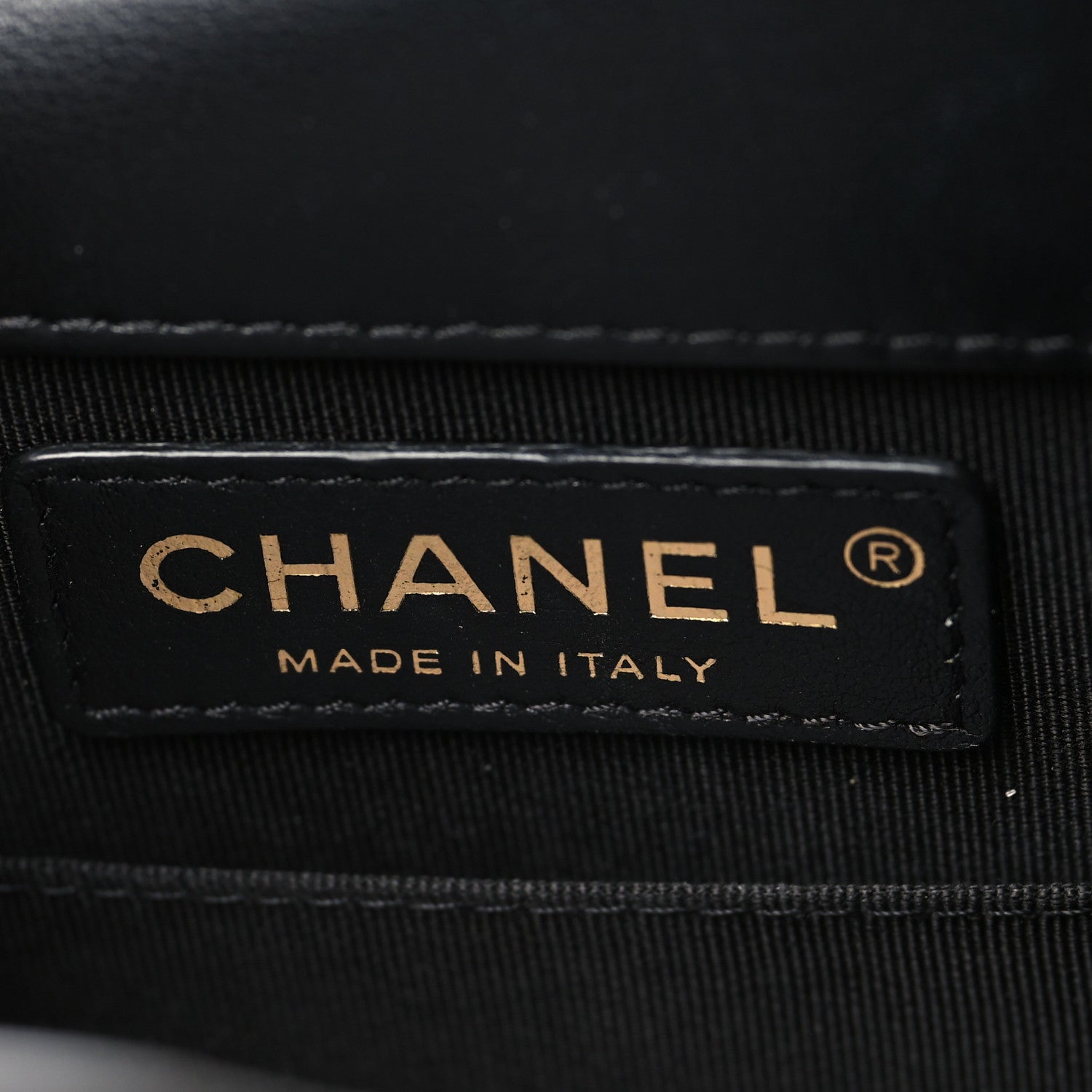Chanel Calfskin Quilted North South Boy Flap Black