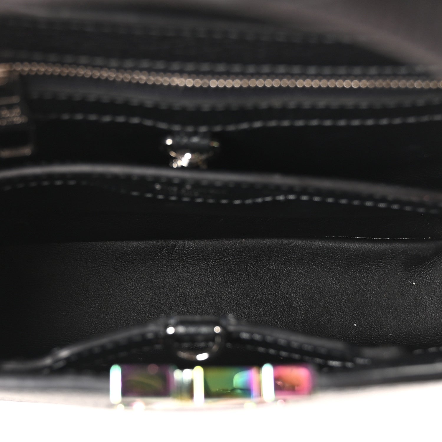 Louis Vuitton Taurillon Capucines BB Scarabeo Iridescent Black