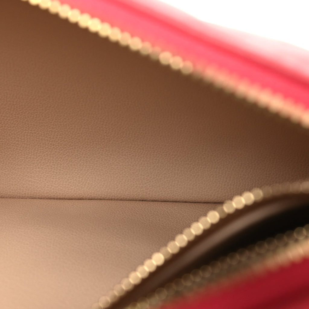 Louis Vuitton Lambskin Embossed Monogram Coussin PM Coral
